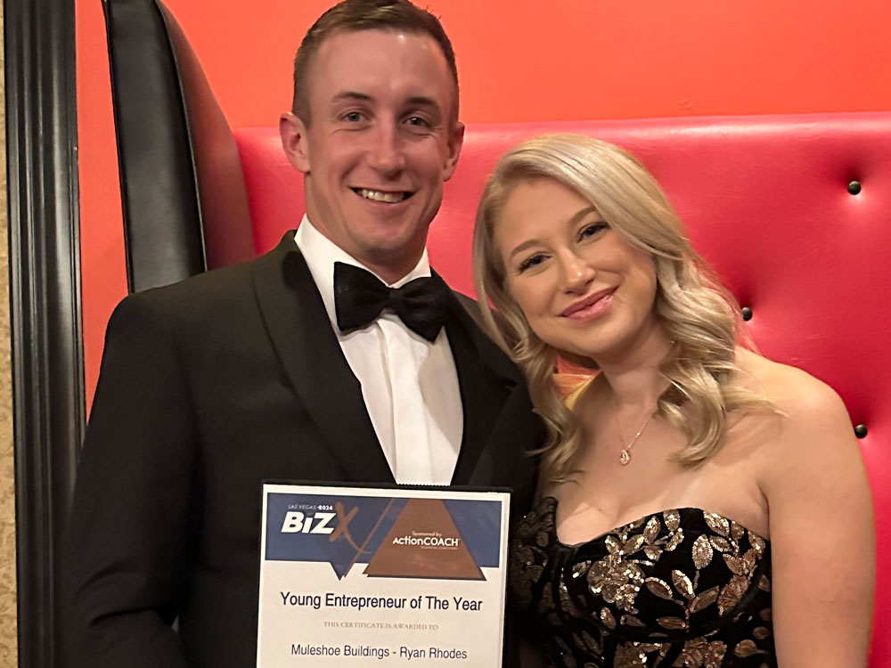 Muleshoe Buildings Ryan Rhodes Young Entrepreneur of the Year