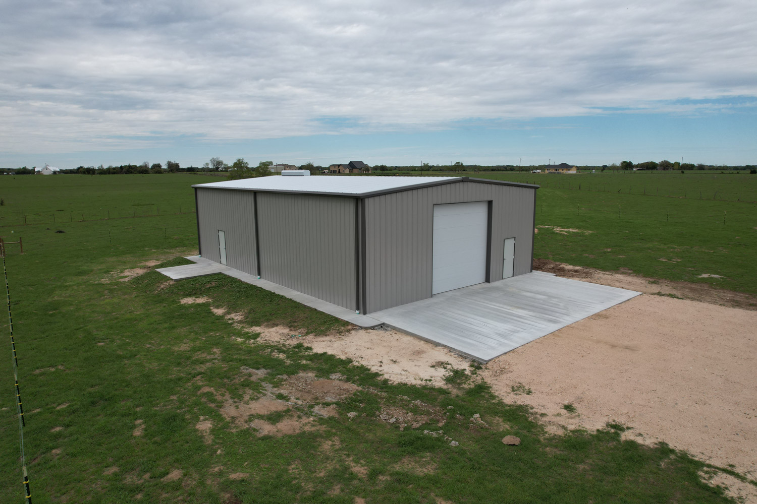 Houston Steel Metal Building made by Muleshoe Buildings