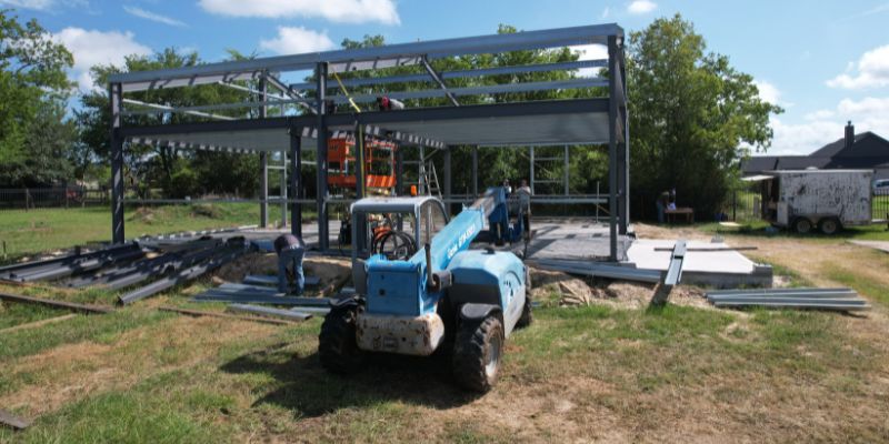 residential shop steel erection texas