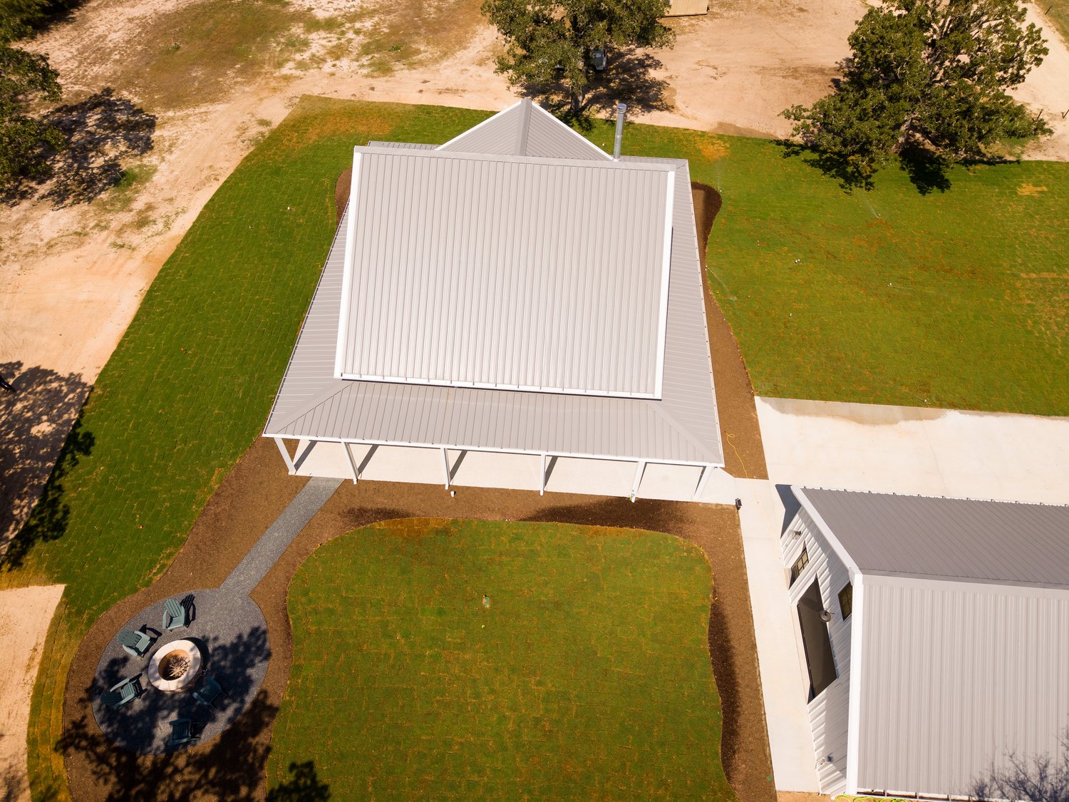 anderson-tx-barndominium-metal-roof-aerial