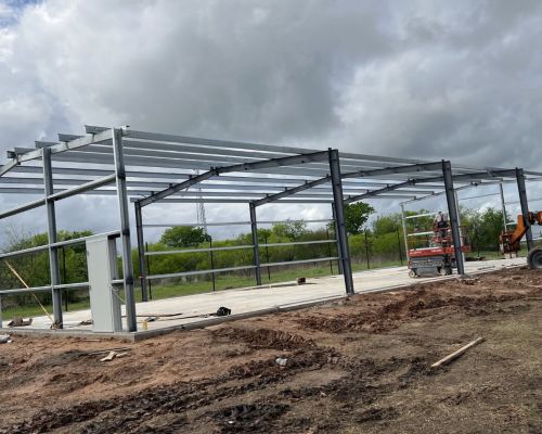 40x100x16-commercial-service-facility-steel-framing-columbus-tx