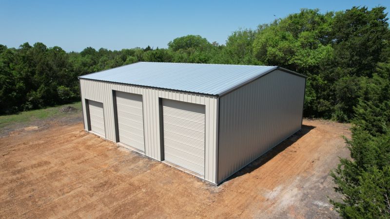 45x50x16 metal building near brenham TX