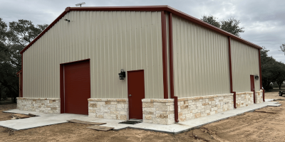 45x50x16 equipment storage building