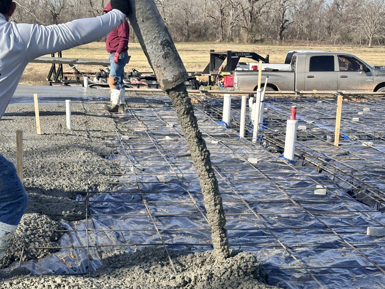brookshire-tx-steel-building-foundation-concrete-pour