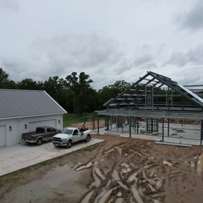existing-garage-and-new-steel-frame-anderson-tx