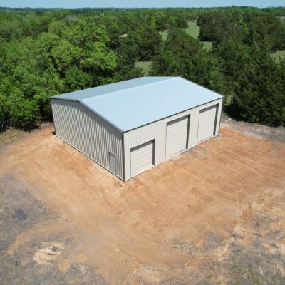 aerial-pre-engineered-metal-building-brenham-tx