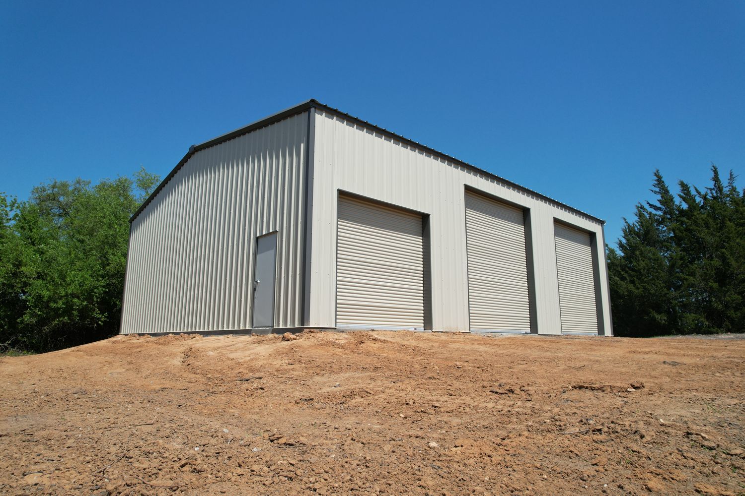 aerial-shot-metal-building-brenham-texas