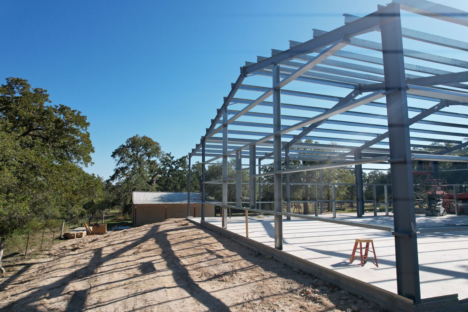 future-office-building-steel-frame-side-view
