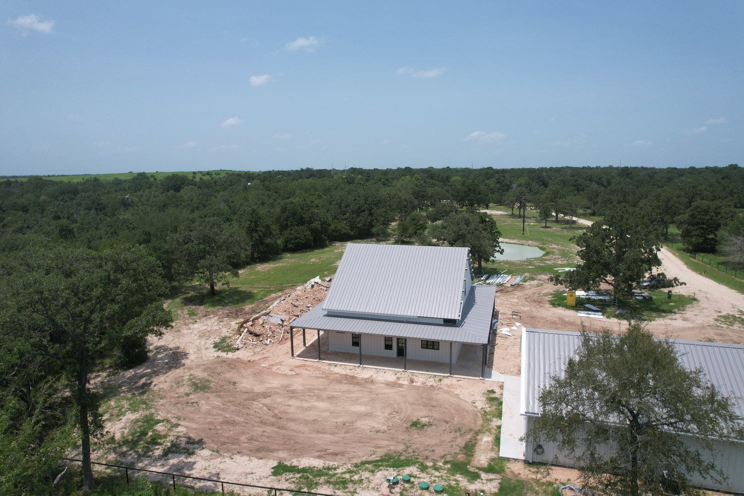 anderson-tx-metal-building-drone-overview