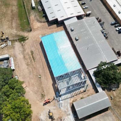 educational-building-columbus-tx-aerial-view