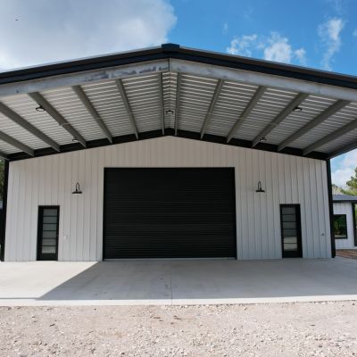 metal-building-rollup-door-canopy-columbus-tx
